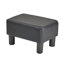 Petit repose-pieds en cuir avec repose-pieds-531713489
