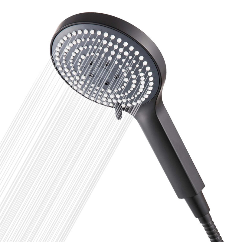 Handheld Shower Head, Matte Black