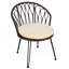 Ensemble de loisirs d'extérieur, 2 chaises simples en rotin avec table ronde en verre-1472957112-1472957117