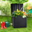 Boîte de rangement en résine 51 gallons East West Furniture-97639293
