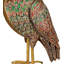 Décoration henné hibou - auburn