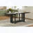 Rustic Extendable Dining Table Trestle Kitchen Table With Leaf-999082541