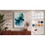 Teal Depths Abstract - Wrapped Canvas-247746948-247746958