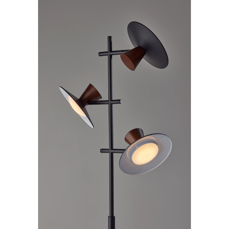 Adele 67'' Black LED Tree Floor Lamp
