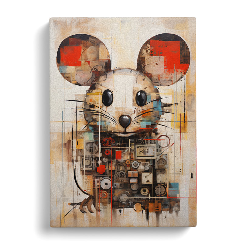 Mouse Constructivism No.2 - No Frame Print, 76cm H x 50cm W x 3cm D
