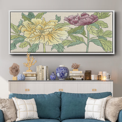 Peony Blooms II - toile encadrée