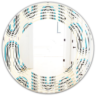 Miroir mural géométrique
