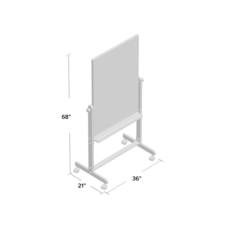 Mobile Double Sided Magnetic Whiteboards - Multiple Sizes, 40" x 30"