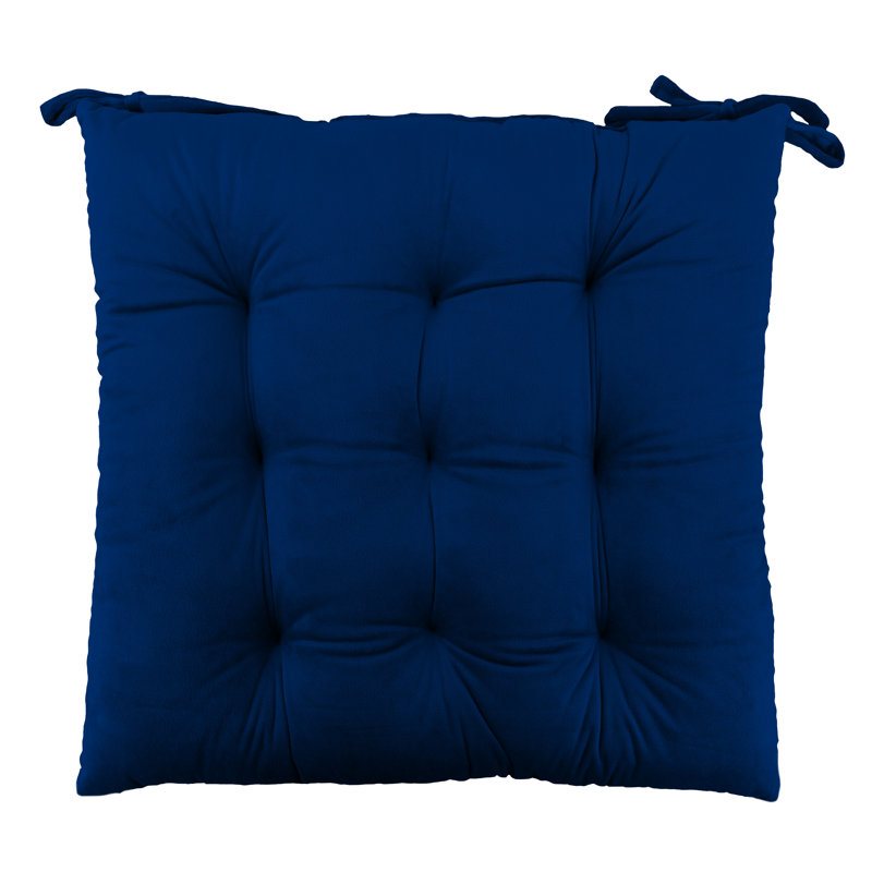 Outdoor 3'' Dining Chair Seat Cushion, Navy