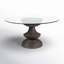Dorothea Round Glass Dining Table