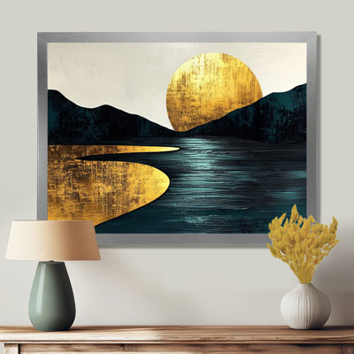 Randles Quiet Bold River dans la collection Emerald Gold Harmony II - Forest River Mountains, fresque murale