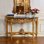 Rosia 54'' W Marble Console Table