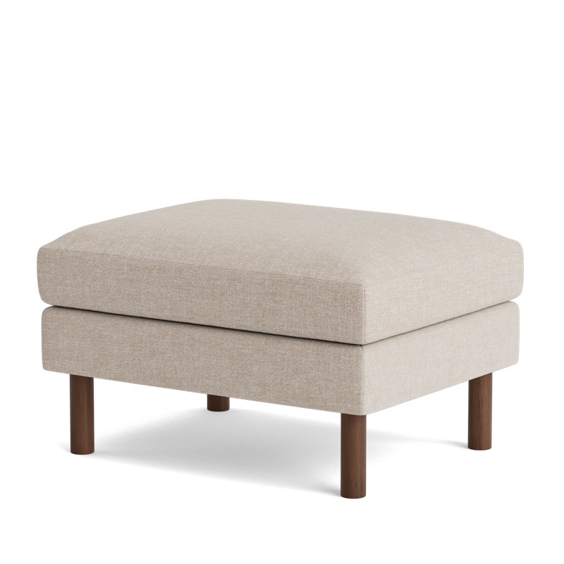 Laguna Ottoman, Performance Weave - Natural