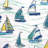 Schell Cotton Nautical Round Placemat