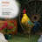 28"H Metal Feathered Rooster Statue