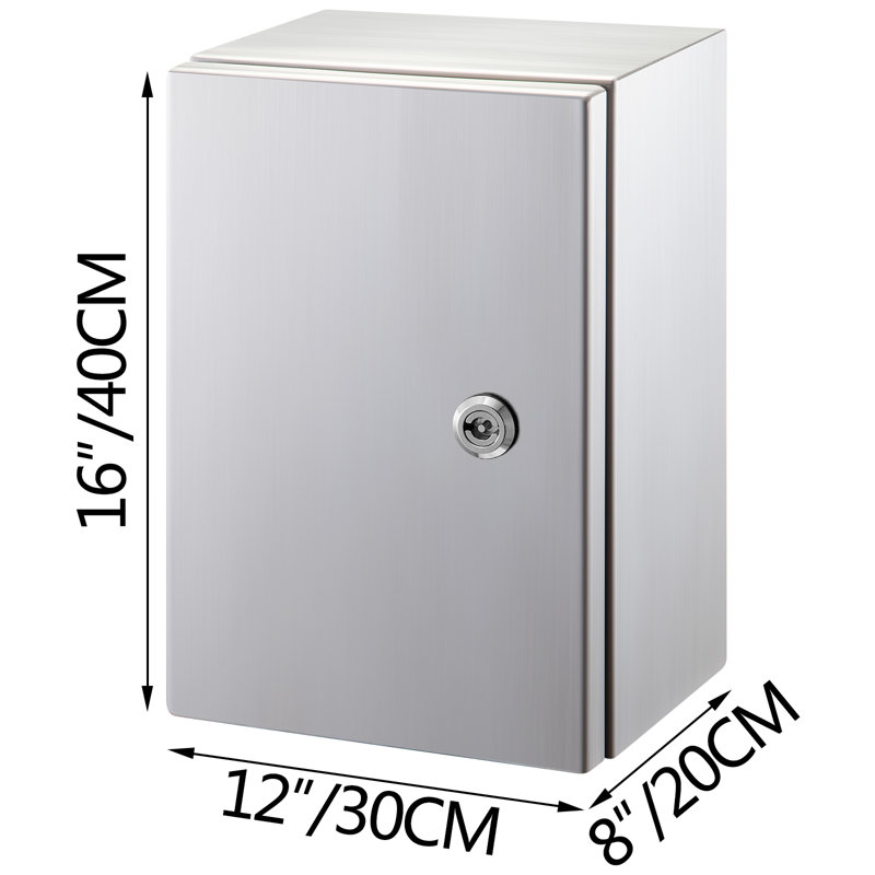 VEVOR Cable Organizer, 16" H x 12" W x 8" D