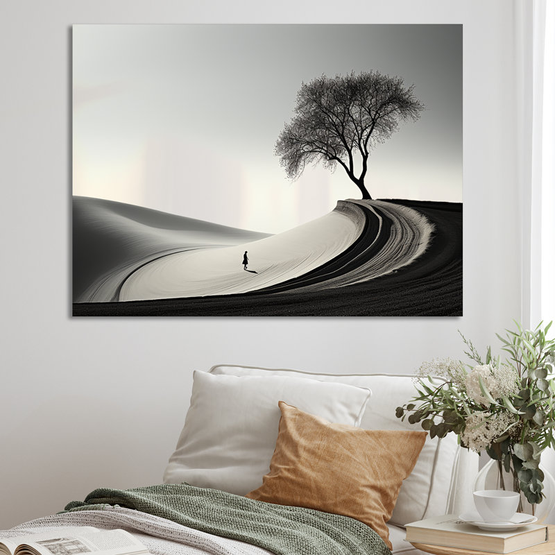 Photographie sereine moderne scandinave moderne II, Toile tendue, H 12 po x l 20 po x P 1 po