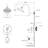 Geneva Single Handle Dual Function Temperature Control Tub and Shower Faucet Diverter with Valve-10310834