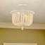 Walley 2-Light 32cm Wood Bead Semi Flush Mount Light-1334903941