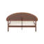  Structure de lit en bois massif Gem avec tête de lit et rotin naturel, capacité de 1000 lb-215844463-215844457