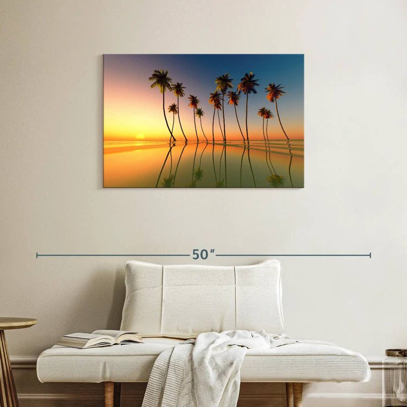 Gillard Twilight Palm Trees