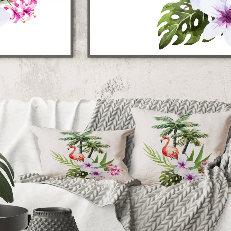 Coussin Flamingo