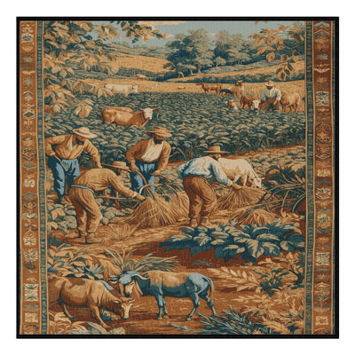 Tapis brun turc lavable à la machine