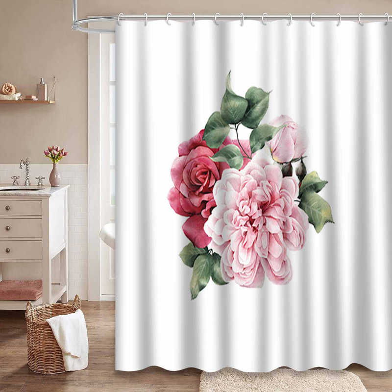 Bouquet de roses, aquarelle, carte d'invitation, fête d'anniversaire, rose d'été avec 12 crochets, L 72 po x l 84 po