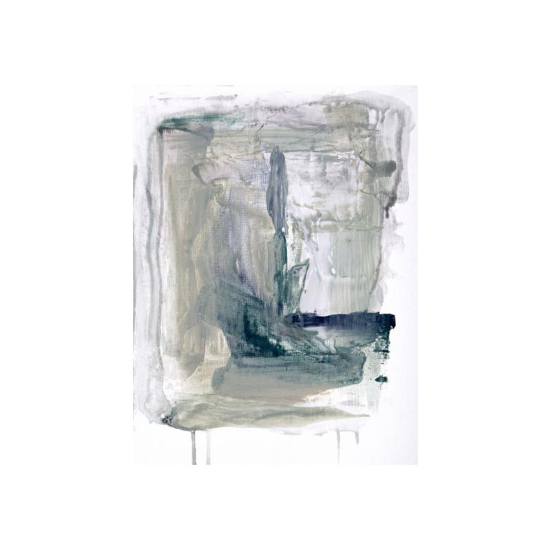 Sage Painting by Mia Malcolm Studio, Image Brush Gel, 32" H x 24" W x 1.5" D