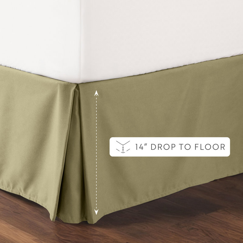 Becky Cameron™ Tailored Bed Skirt, Sage, Full