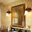 Applique murale bronze (ensemble de 2)