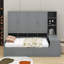 Lit de jour simple en bois avec tiroirs, bureau et tablettes-2128191134-1911908309