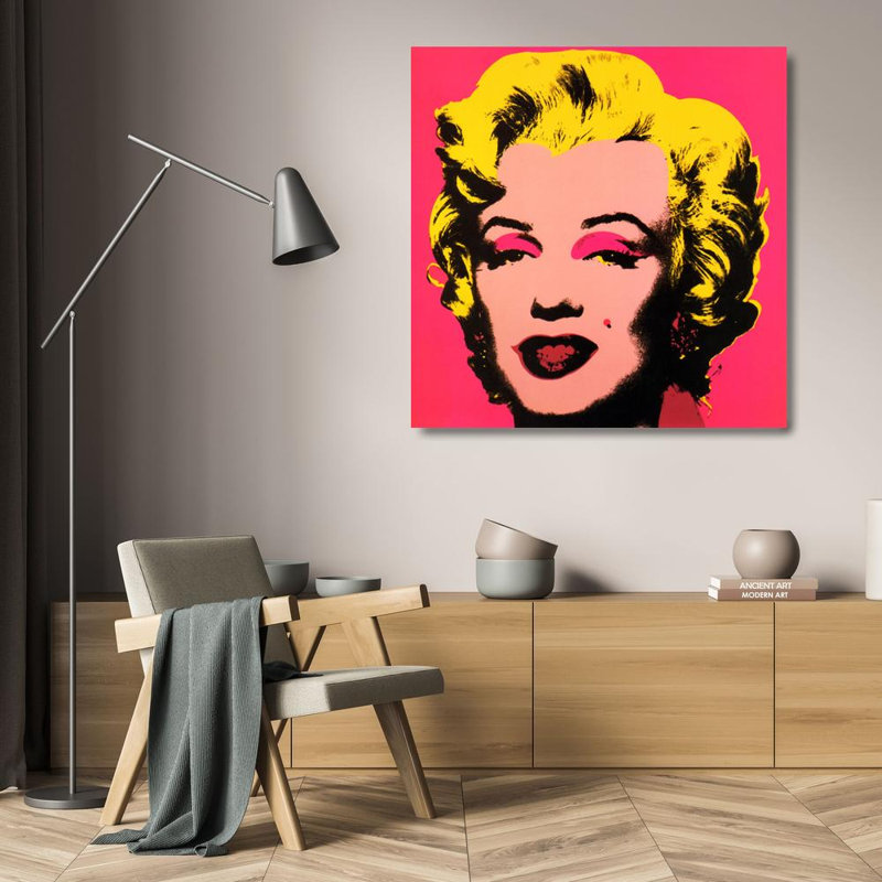 Marilyn Monroe (Marilyn), 1967, Hot Rose, H 20 po x l 20 po