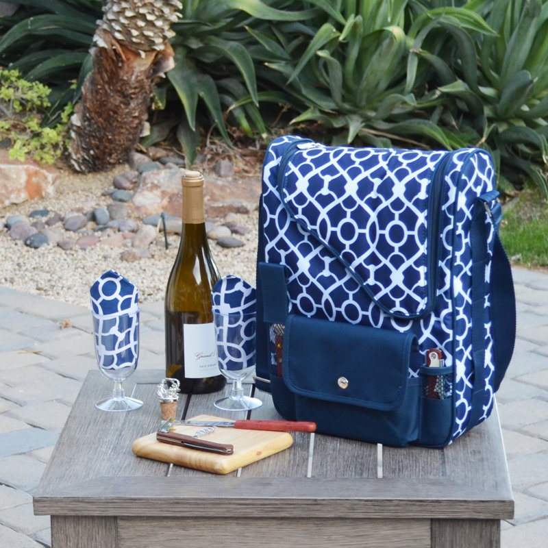 Bordeaux Wine and Cheese Set with Blanket