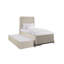 Lit gigogne double Taupe