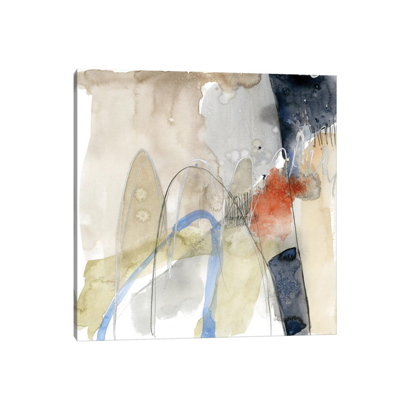 Abstract Coordinates IV by Jennifer Goldberger - Wrapped Canvas Painting, 66.04 cm H x 66.04 cm W x 1.91 cm D