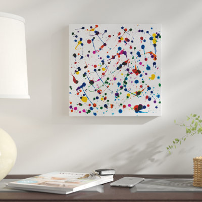 « party lights », impression sur toile tendue