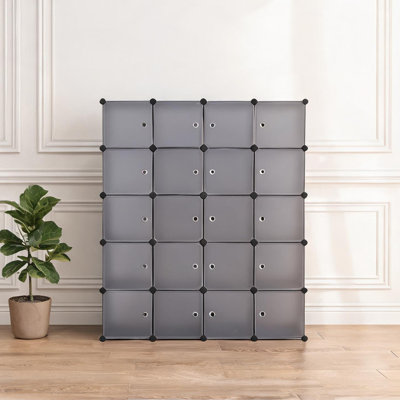 Bedroom Cabinet, combining Metal Frame, Shelving, and As Picture with Storage, 14.5 x 58 x 70