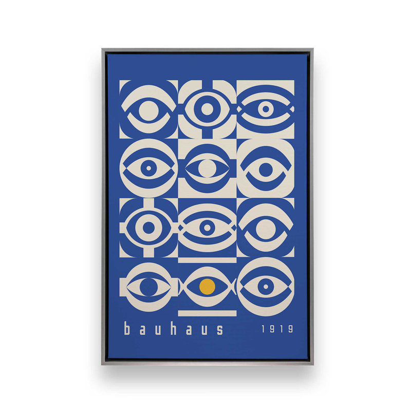 The Watchful Grid, reproduction sur toile encadrée, H 18,75 po x l 12,75 po, Chrome poli