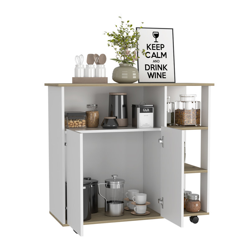 Kitchen Island, One Cabinet