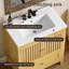 Meuble-lavabo 30 po en bambou avec lavabo simple Farmhouse
