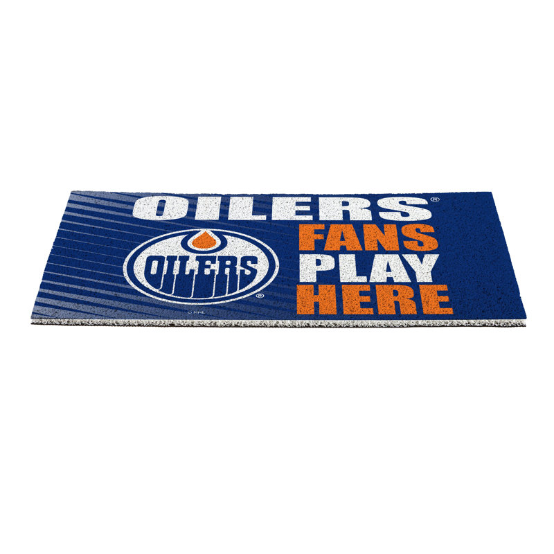 Tapis en PVC Edmonton Oilers Fan, 28 po x 16 po