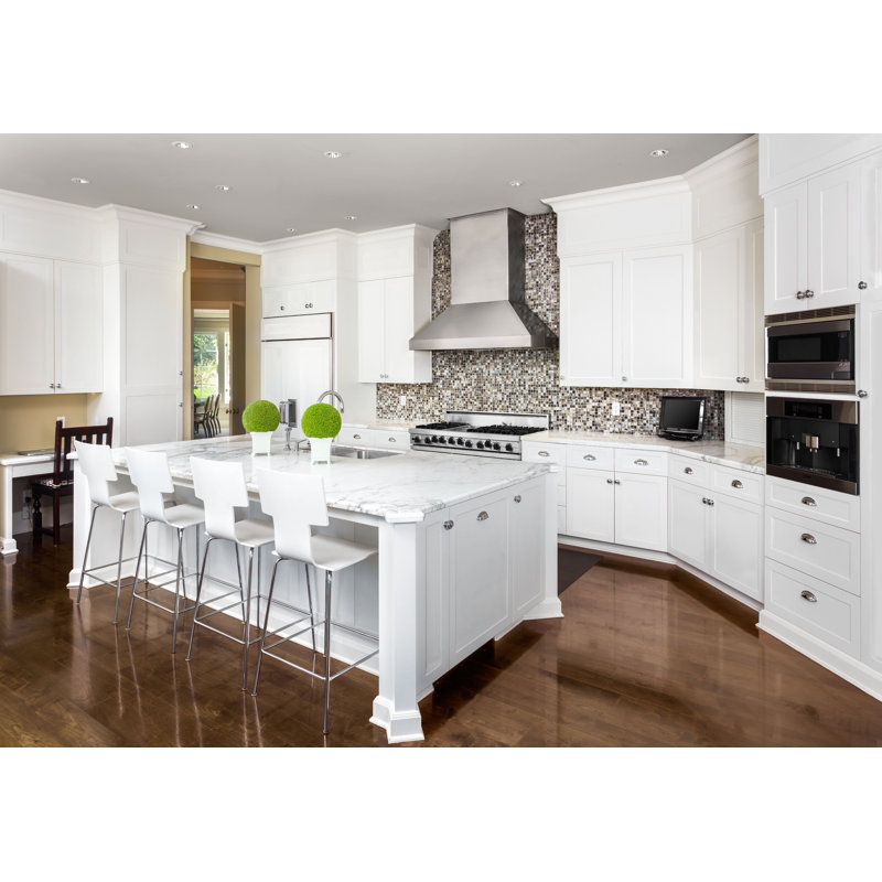 White Shaker 3 Drawer Base Cabinet