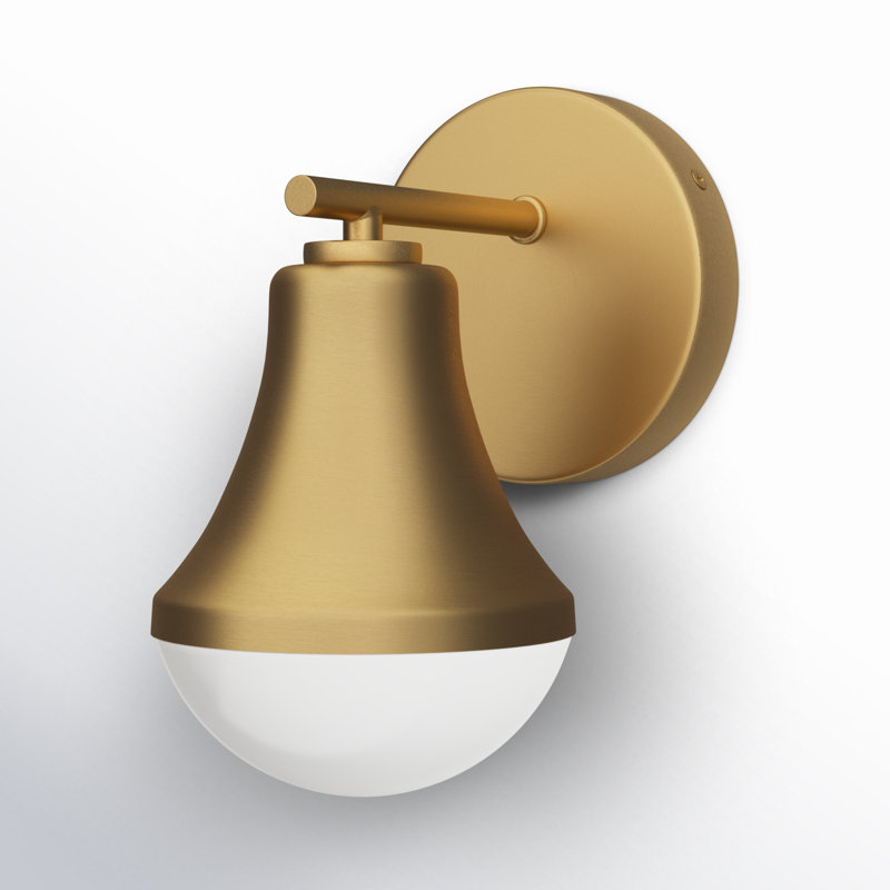 Christine Vanity Light, Lacquered Brass
