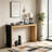 59in Modern Wood Console Table