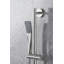 Twist Collection 24" Slide Bar Handheld Shower Head Set with 60" Flexible Hose - Brushed Nickel-92461225