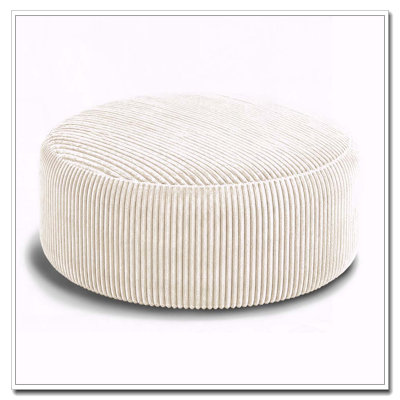 Fauteuil surdimensionné surdimensionné, fauteuil à billes de 6 pi, rembourrage en mousse à mémoire de forme, fauteuil à billes pour adultes et adolescents, canapé moelleux avec housse en tissu doux