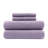 Cotton Blend Jersey Knit Purple All Season 3-Piece Twin XL Sheet Set-944867330-944867358