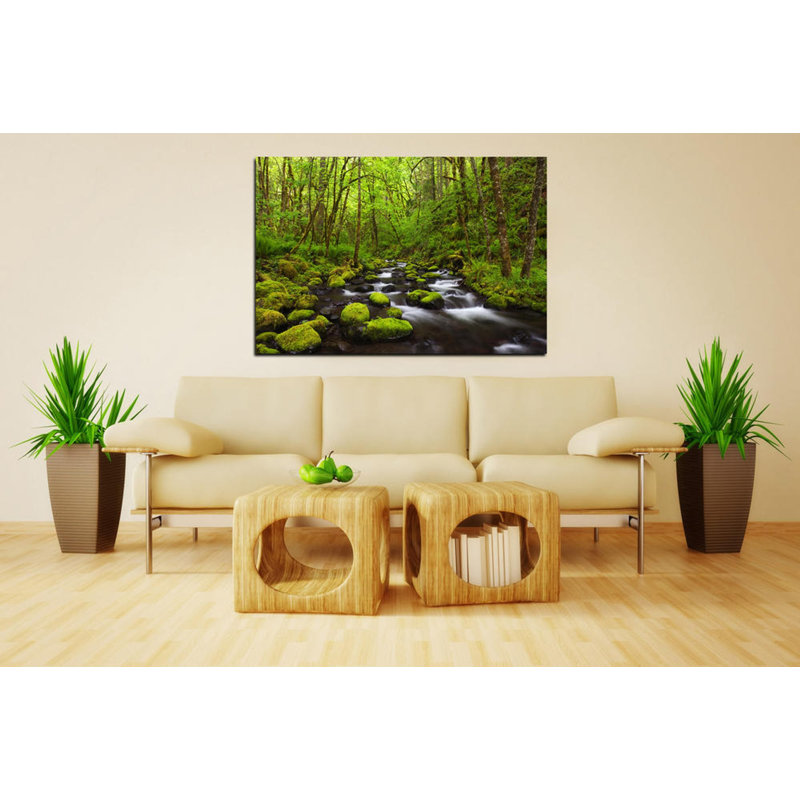 «Where the Green Grows» par Darren White, art mural sur toile, H 40 po x l 60 po x P 1,5 po