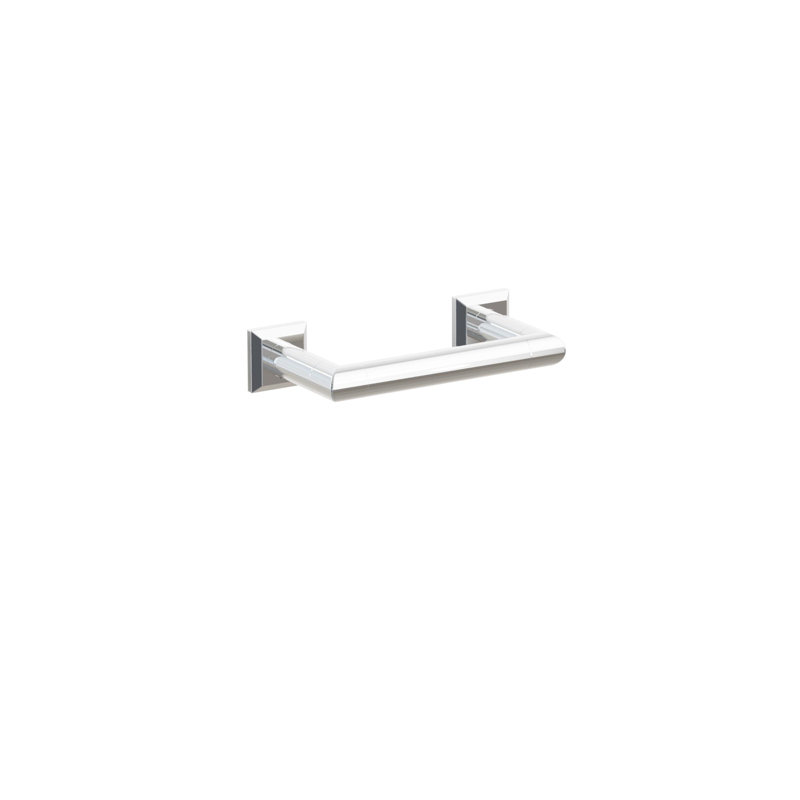 Porte-papier tubulaire Emtek, Chrome poli